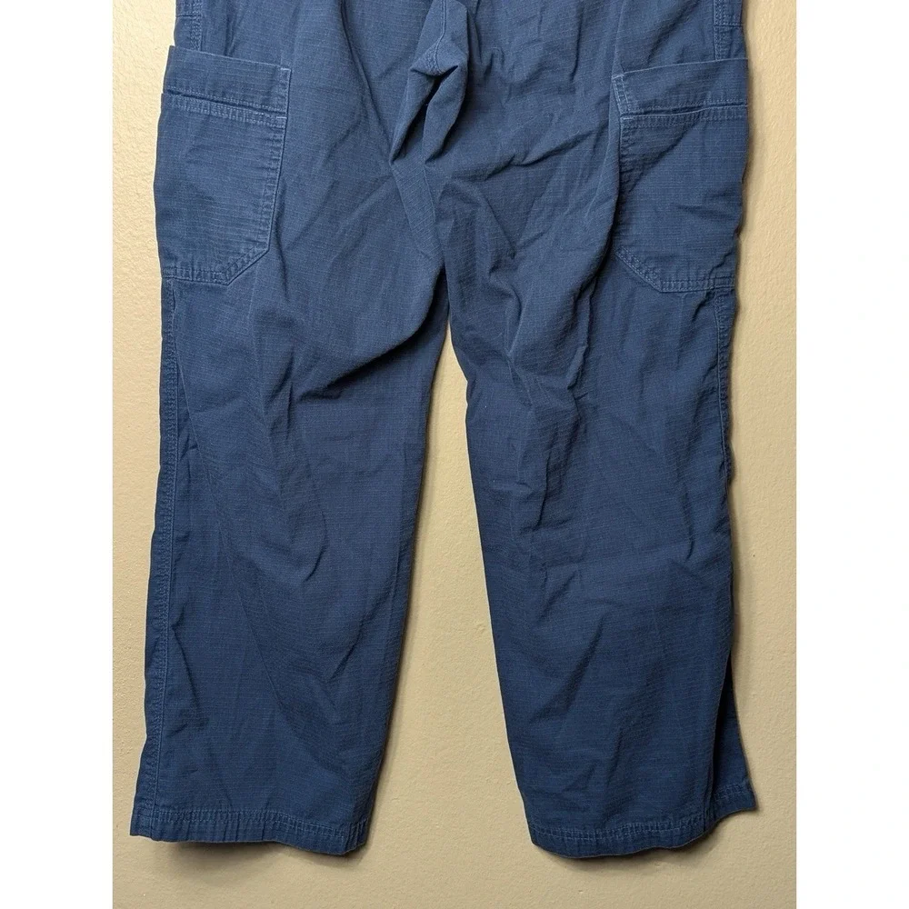 Carhartt C54108 Ripstop Cargo Pants Blue Mens M 34x28.5‎ Utility Work